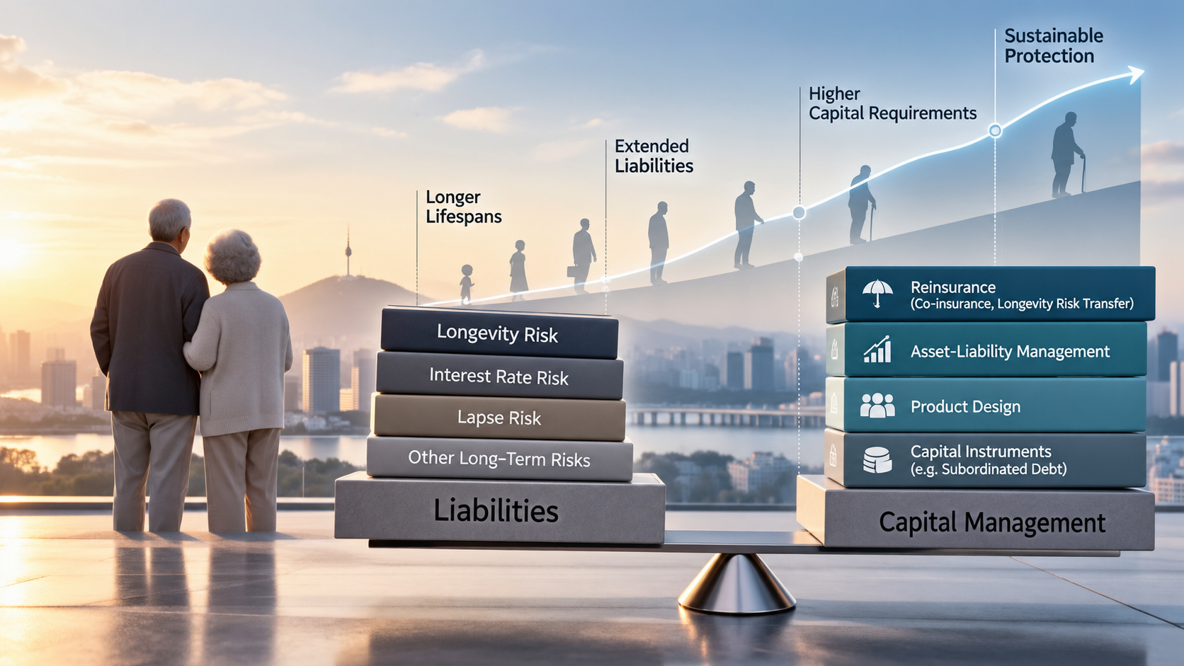 Hyper-aging, longevity risk and life insurer capital management